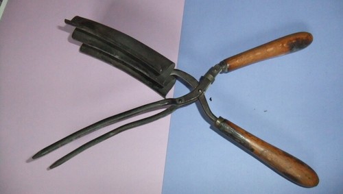 Brennschere antik lang - 26, cm