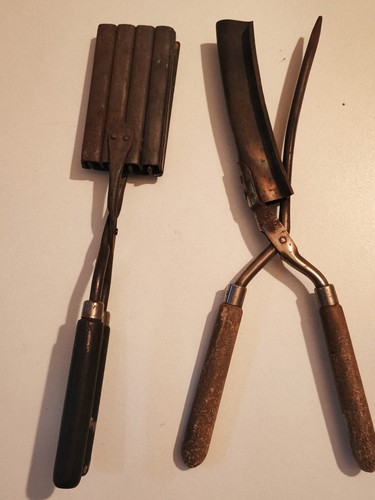 Antik set onduliereisen - set,