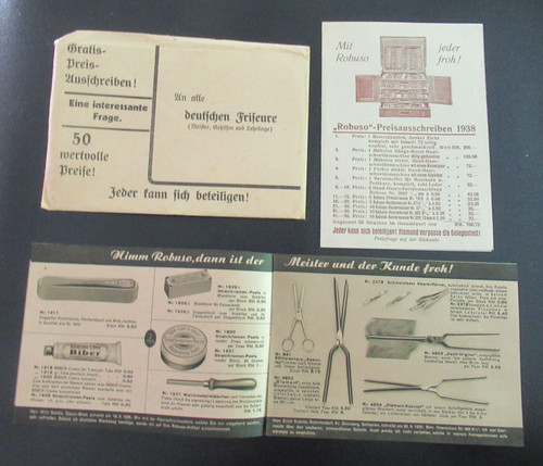 Alte werbung friseur katalog - werbung,