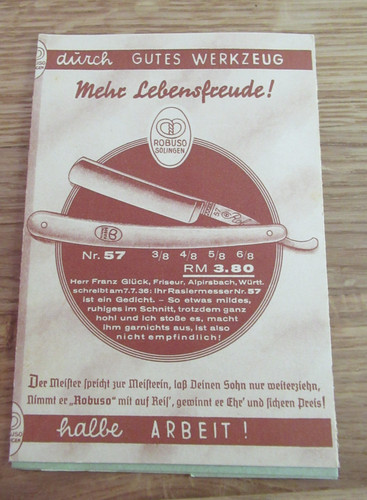 Alte werbung friseur - alte, /