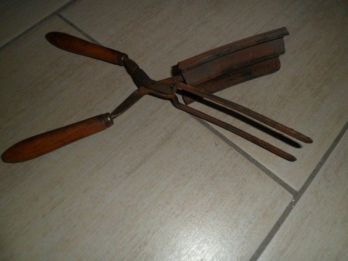 Alte doppelte brennschere - alte,