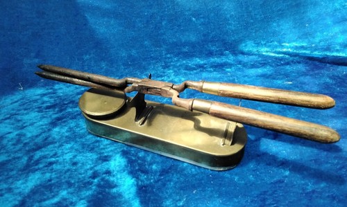 Antike lockenschere mit - antike,